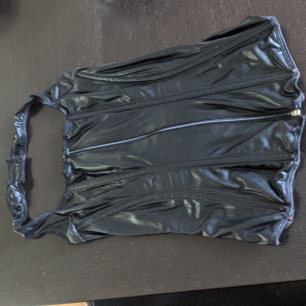 Black halter corset